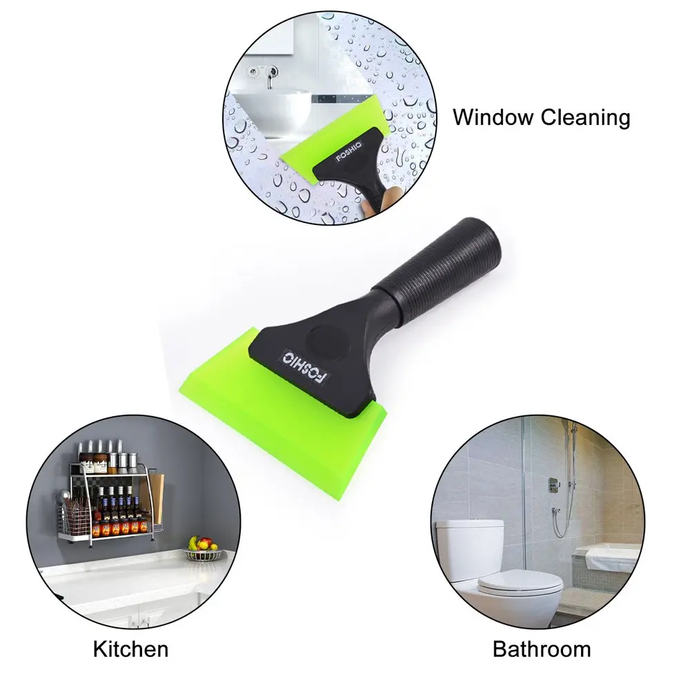 FOSHIO Car Windshield Snow Shovel Winter Window Glass Ice Spatula Remover Household Kitchen Water Wiper Scraper Cleaning Tools