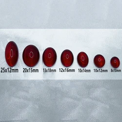 10 pcs various oval size red bloodstone agate jade DIY jewelry decoration wedding hair accessories making handmade design