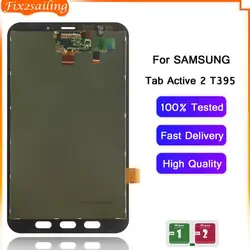 New LCD For Samsung Galaxy Tab Active 2 T395 SM-T395 Full Touch Screen Digitizer LCD Display Panel Assembly Replacement Parts