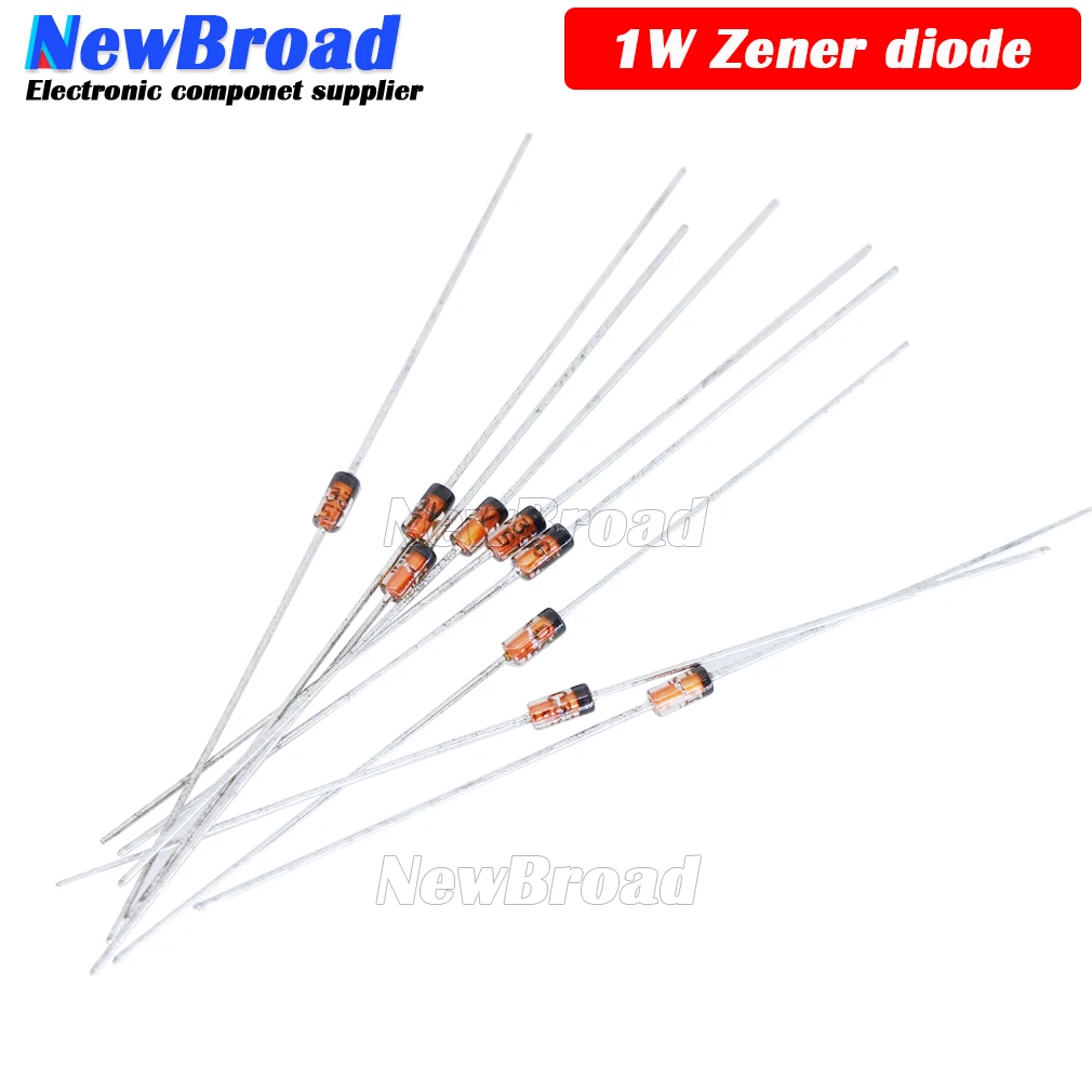 50PCS 1W Zener Diode 3V 3.3 6 3.9 4.3 4.7 5.1 5.6 6.2 6.8 7.5 8.2 9.1 10 11 12 13 15 16 18 20 22 24 27 30 33 36 39 43 47 51 56V: تقييم ونصائح للاستخدام