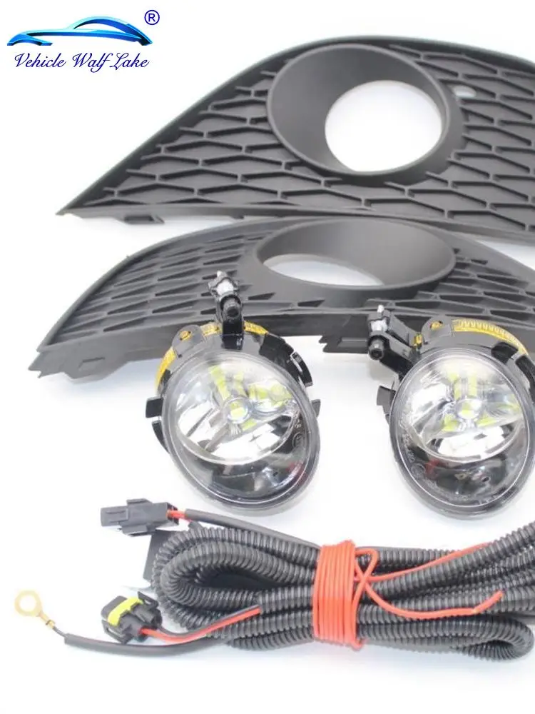 Światła samochodowe LED do Seat Ibiza 2009 2010 2011 2012 Przednie światła przeciwmgielne LED Światła przeciwmgielne Zestaw żarówek do osłony kratki przeciwmgielnej — zdjęcie 2