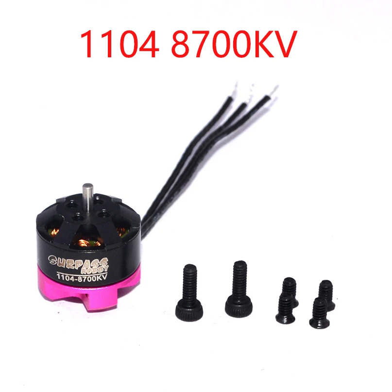 4PCS SURPASS HOBBY 1104 7000KV 2S Brushless Motor 12 Pole for RC 80 90 100 mm 120mm Mini Racing Drone