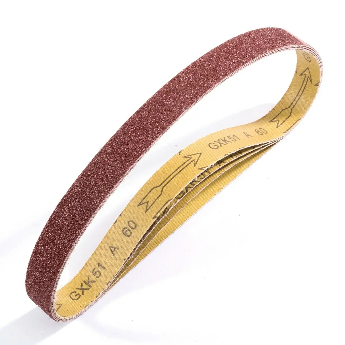 1x42 pollici nastri abrasivi levigatrice a nastro 18 pezzi carta abrasiva a nastro in ossido di alluminio assortiti