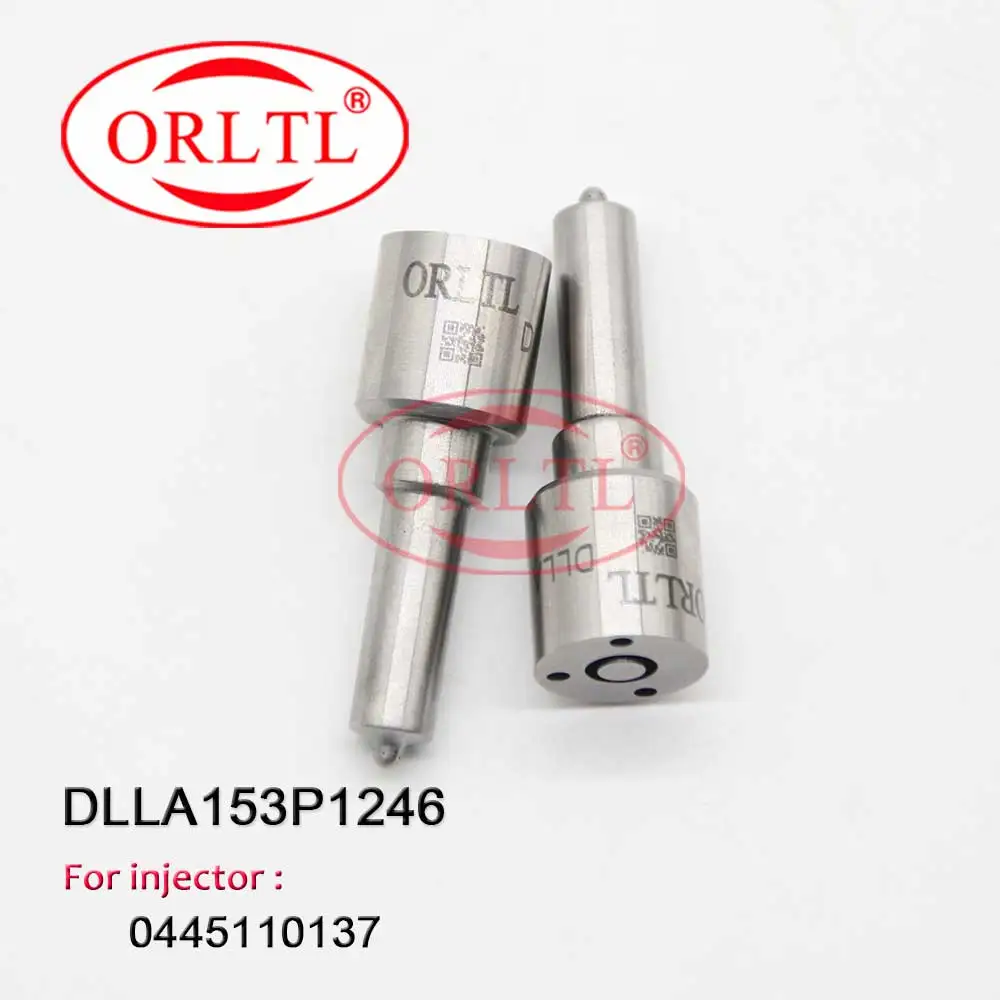 Black Coated Needle Nozzle DLLA153P1246 Nozzle Replacments DLLA153P1246 For 0445110138 MB6460700187 0445110191 0445110192