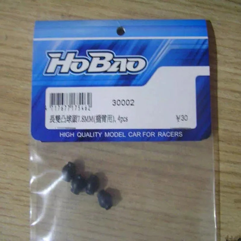 OFNA/HOBAO 레이싱 1/8 Hyper MT 30002 서스펜션 볼, RC 부품용 암 사용, 세트당 4 개, 7.8mm