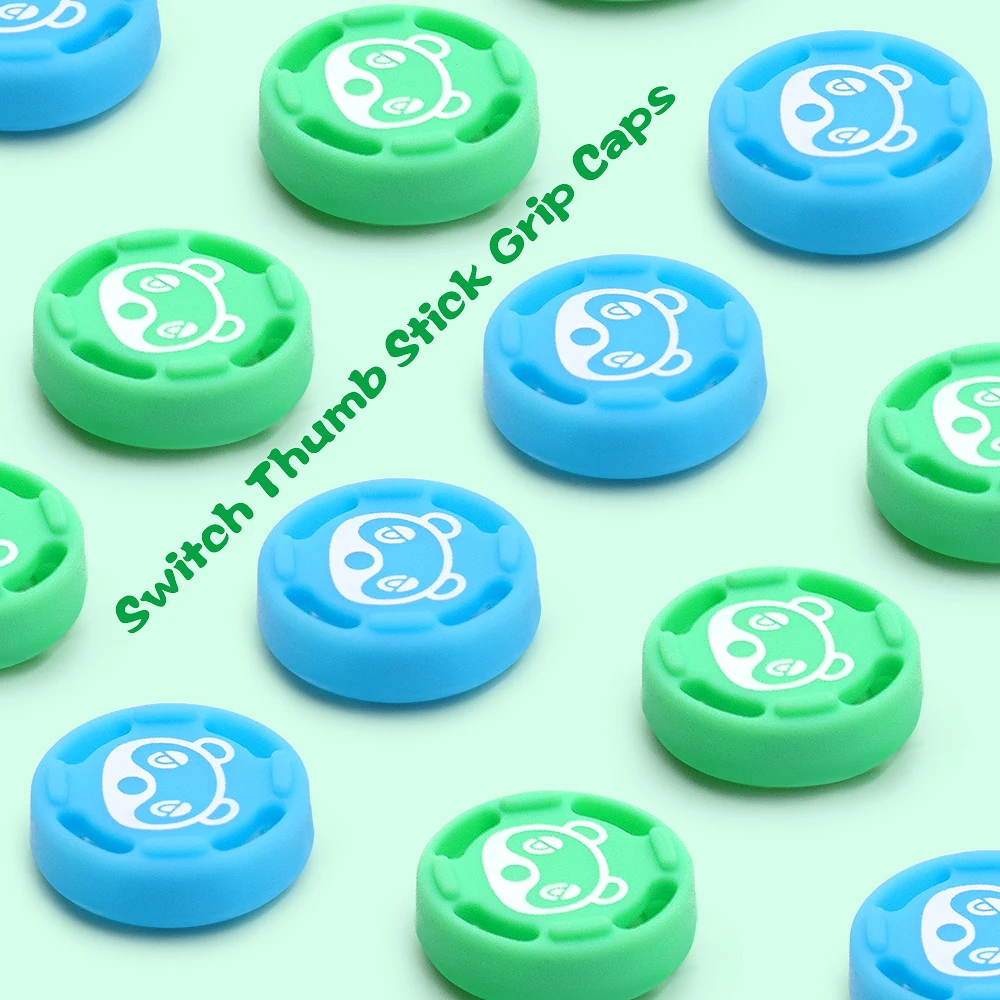 Capuchons de protection analogiques en caoutchouc pour nintendo Switch Lite, housse de protection pour Joystick, poignées pour manette Joy-cons