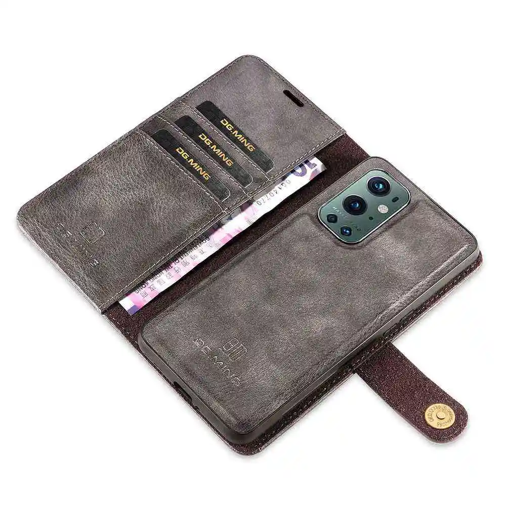 

Кожаный чехол 2 в 1 для Oneplus 9 Pro, высококачественный чехол Etui Coque для Oneplus 9Pro, чехол-книжка, карман-бумажник