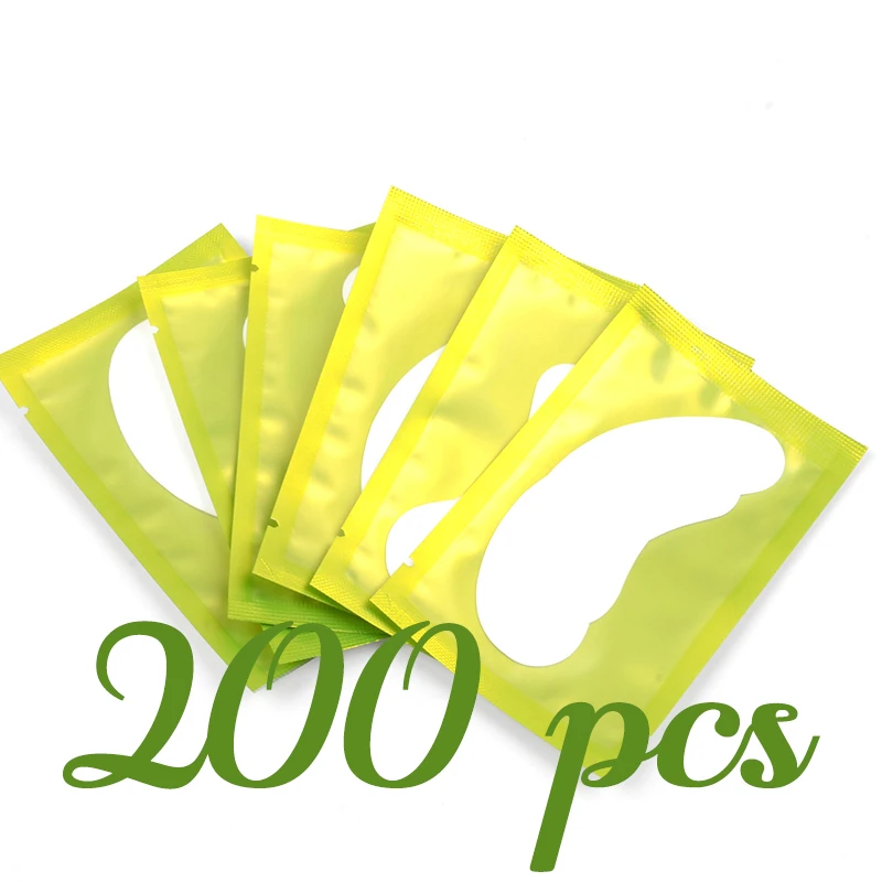 TDANCE 200 pièce/sac patchs en papier cils sous les yeux Patch peluches autocollants coussinets pour les yeux pour Extension de cils enveloppes greffées outils de maquillage