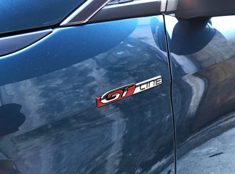 Fit for Peugeot 3008 5008 2017 2018 2019 2020 2021 2022 2023 2024 GT Line Side Badge Emblem Sticker Rear Trunk Decal Trim