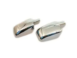 A PAIR Chrome Side Mirror Cover 2 Pcs Set For Dodge Ram 1500 2500 3500 09-14