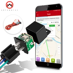 Rastreador de vehículos MV730, diseño oculto, alerta de remolque de choque de combustible, Mini rastreador GPS, relé de detección ACC de Moto