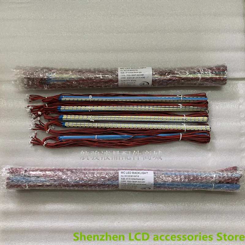 LCD TV ضوء لشريط متنوعة العلامة التجارية الجمعية الخلفية بار 32 بوصة 42 بوصة 50 بوصة 55 بوصة التلفزيون العام LED ضوء بار 100% جديد