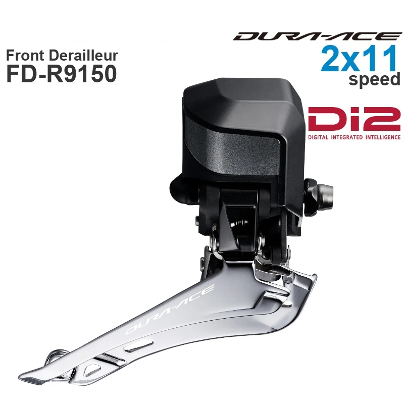 

SHIMANO DURA-ACE - DI2 - Front Derailleur - Road - 2x11-speed Top gear teeth 50T-55T Total capacity 16T Original parts