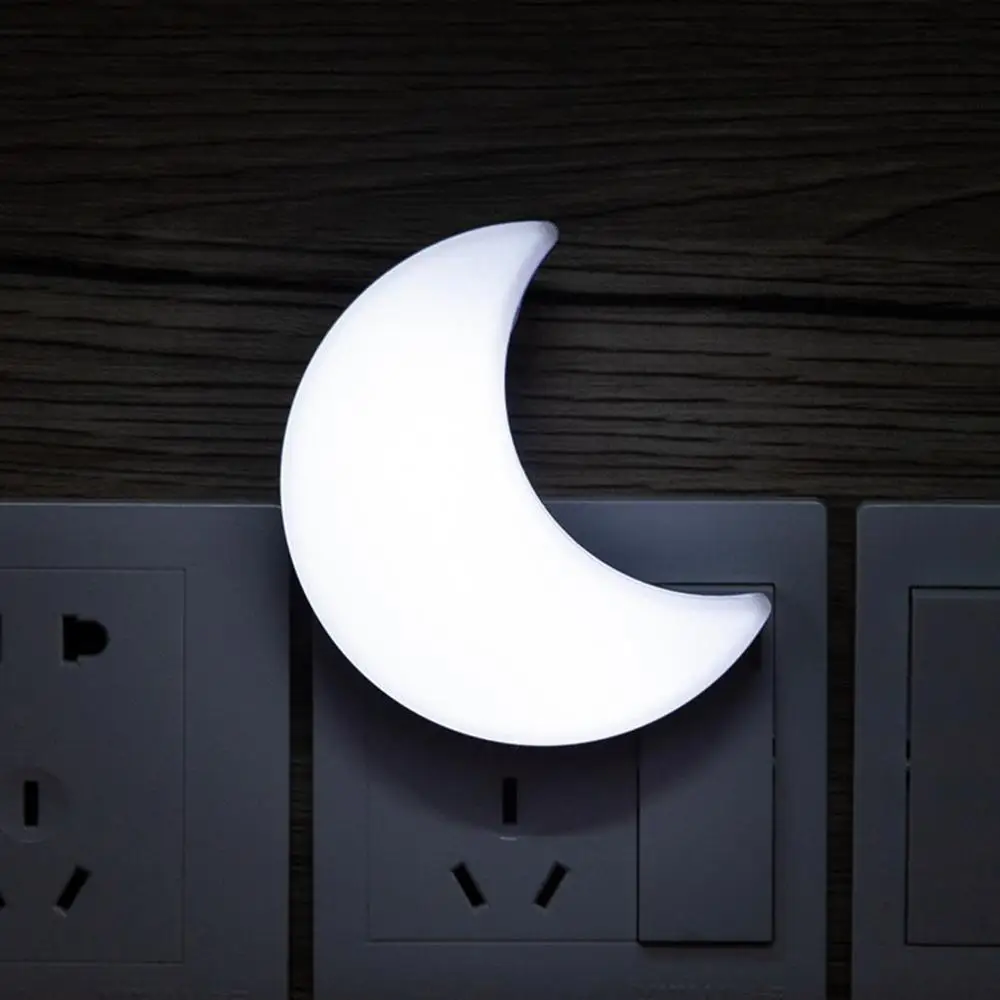 Mini Moon Led Nachtlampje Sensor Controle Voor Dark Night Kinderen Slaapkamer Nachtkastje Lamp Babyvoeding Slapen Nachtlampje