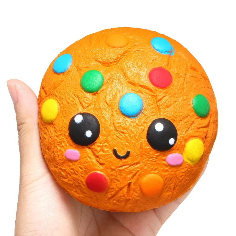 Pastel blando Jumbo para niños, comida, galleta de Chocolate, crema perfumada, juguete para aliviar el estrés de elevación lenta, regalo de fiesta