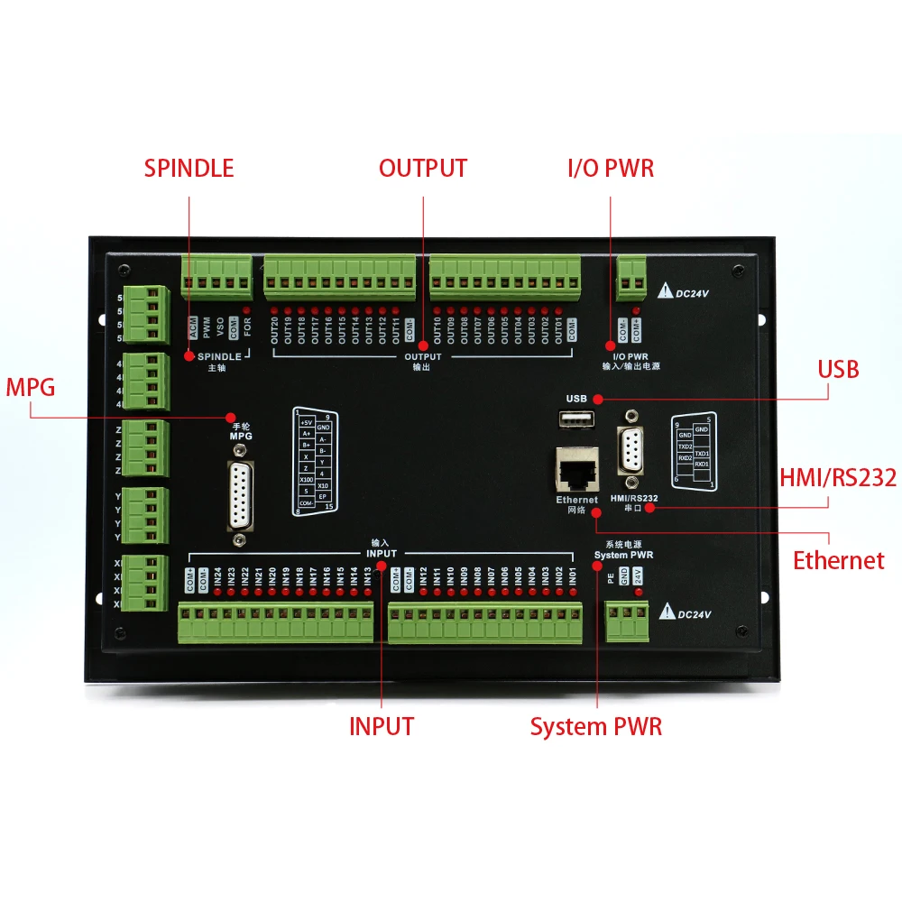 Cnc Offline Controller M350 Motion Control System 3 Axis/4 Axis/5 As 1Mhz G Code Voor graveermachine Boren En Frezen