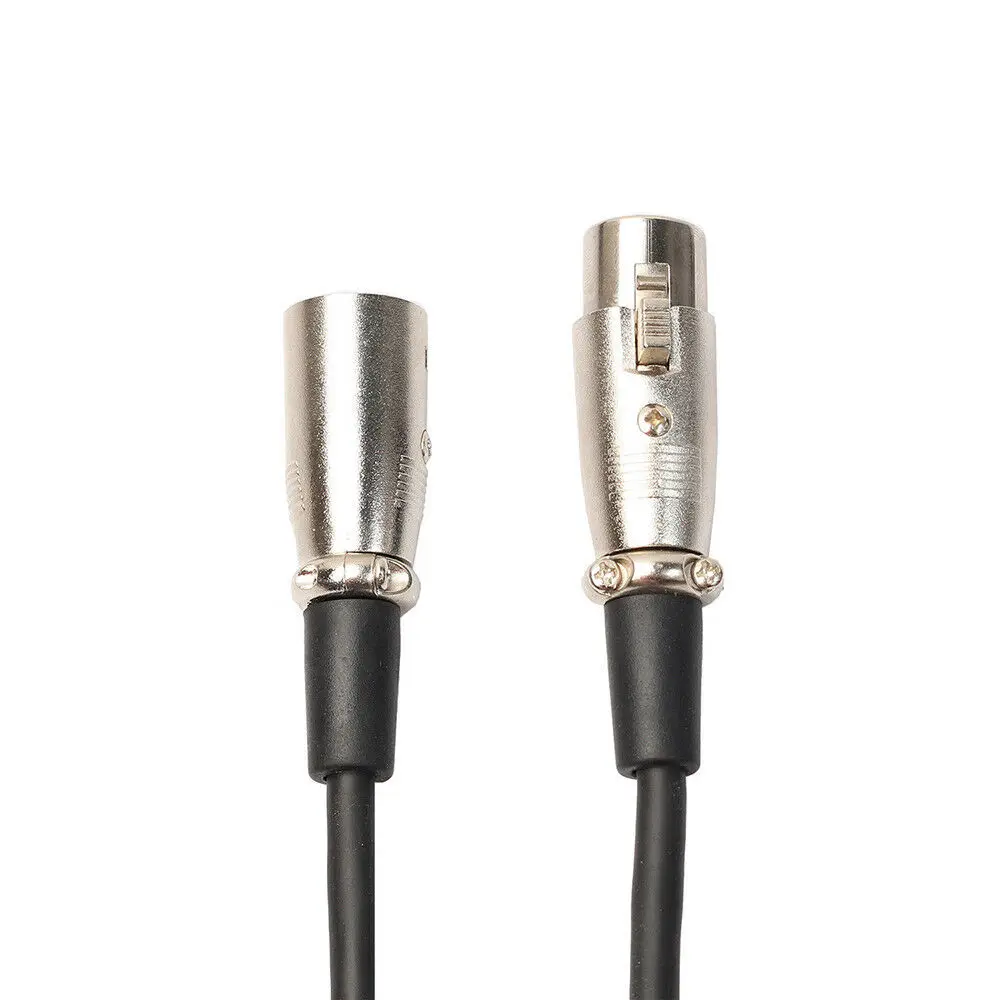 Cable profesional XLR macho y hembra de 3 pines, 1m, 1,5 m, 3m (opcional), micrófono blindado, Cable de Audio de 6M, 9,84 pies, 3 metros