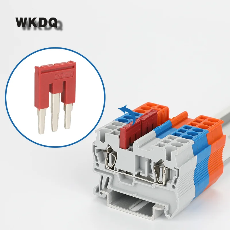10Pcs FBS3-5 Wiring Jumpers For PT2.5 ST2.5 PT/ST 2.5 Wire Connector FBS 3-5 DIN Rail Terminal Block Accessories Plug-In Bridge