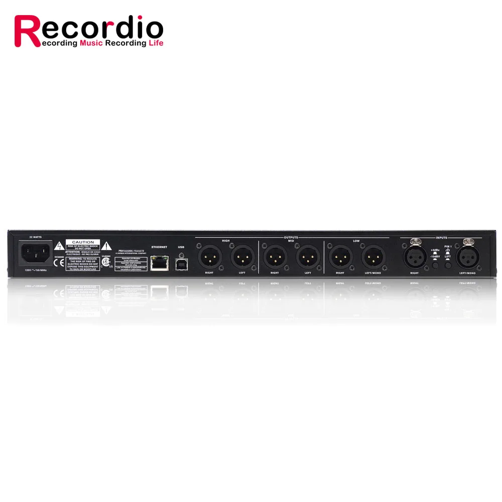 GAX-PA2PLUS ประมวลผลเสียงดิจิตอล2ใน6ออกเวทีมืออาชีพขั้นสูงครอสโอเวอร์ผลประมวลผล