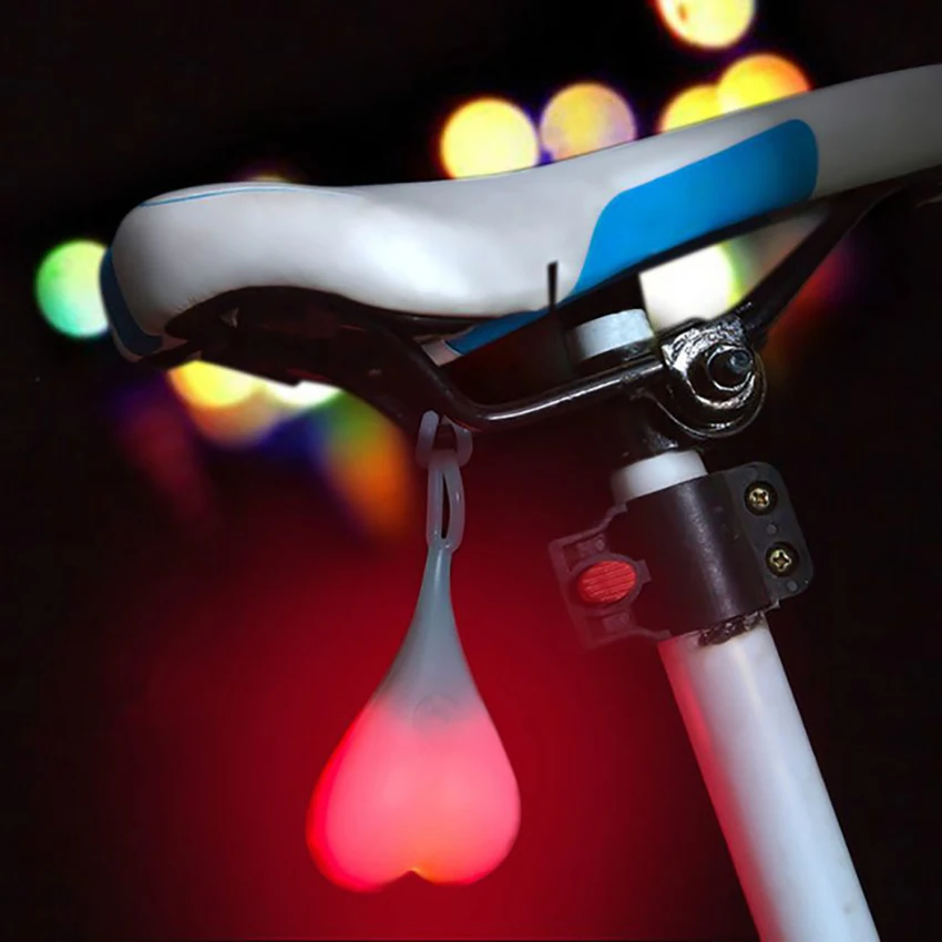 Luce luminosa per bicicletta, luci per bici anteriore e posteriore, fanale posteriore per bicicletta da bicicletta spia lampeggiante, impermeabile, 2 modalità
