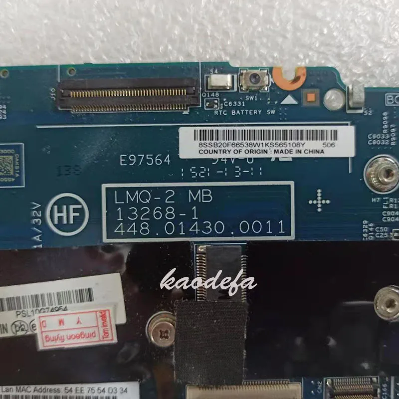 X1 Carbon 3rd Gen scheda madre Mainboard per Thinkpad X1 Carbon Laptop 20BS 20BT 0000hn993 00HN994 00HN991 I7-5600U 16G