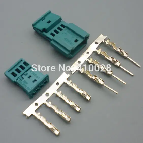 worldgolden 5/30 /100 sets 4Pin Tachograph plug/sensor plug /GT door light atmosphere connector,968813-9 C & 0-1452576-8 for BMW