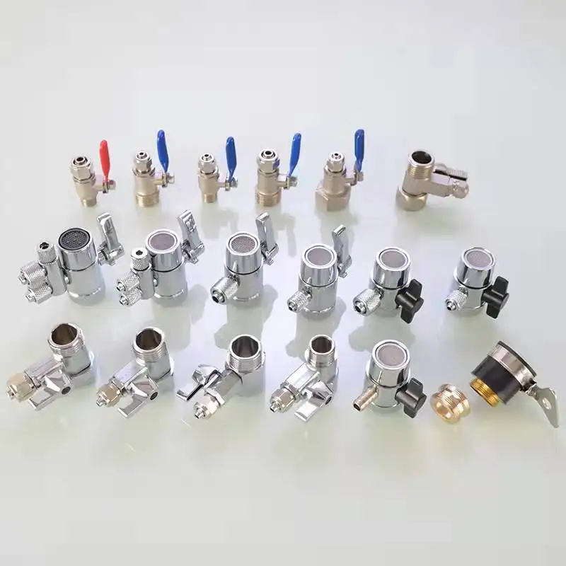 

Water purifier ball valve inlet pipe three-way 1/4 3/8 1/2 straight drinking pure water machine filter valve angle valve connect