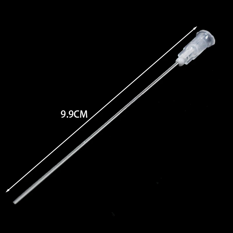 10/20pcs 100MM White Stainless Steel Blunt Dispensing Needles Glue Syringe Needle Tips For Gluing Filling Ink Oil Welding Flux