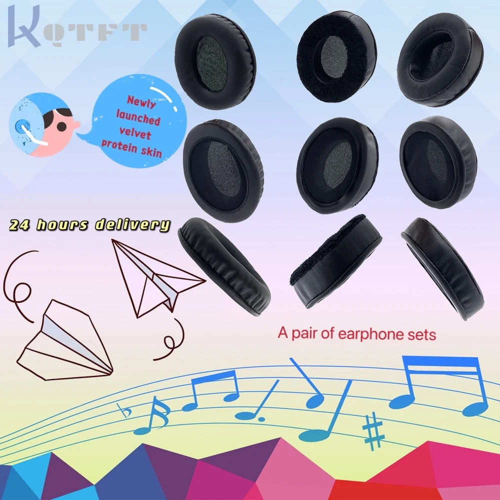 Earpads Velvet 100*80 Replacement Ellipse Sleeve Ear Pads for all Oval Brands Headsets Cushion Cover