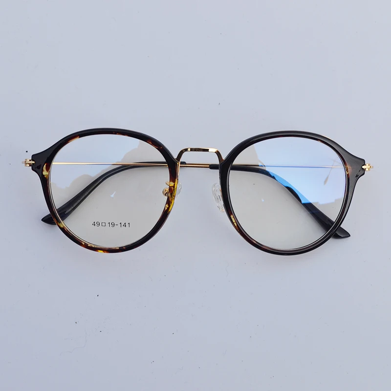 

2021 Circle Frame Myopia Glasses For Women Men Nearsighted Eyeglasses -1.0~-6.0With colourful nose bridge