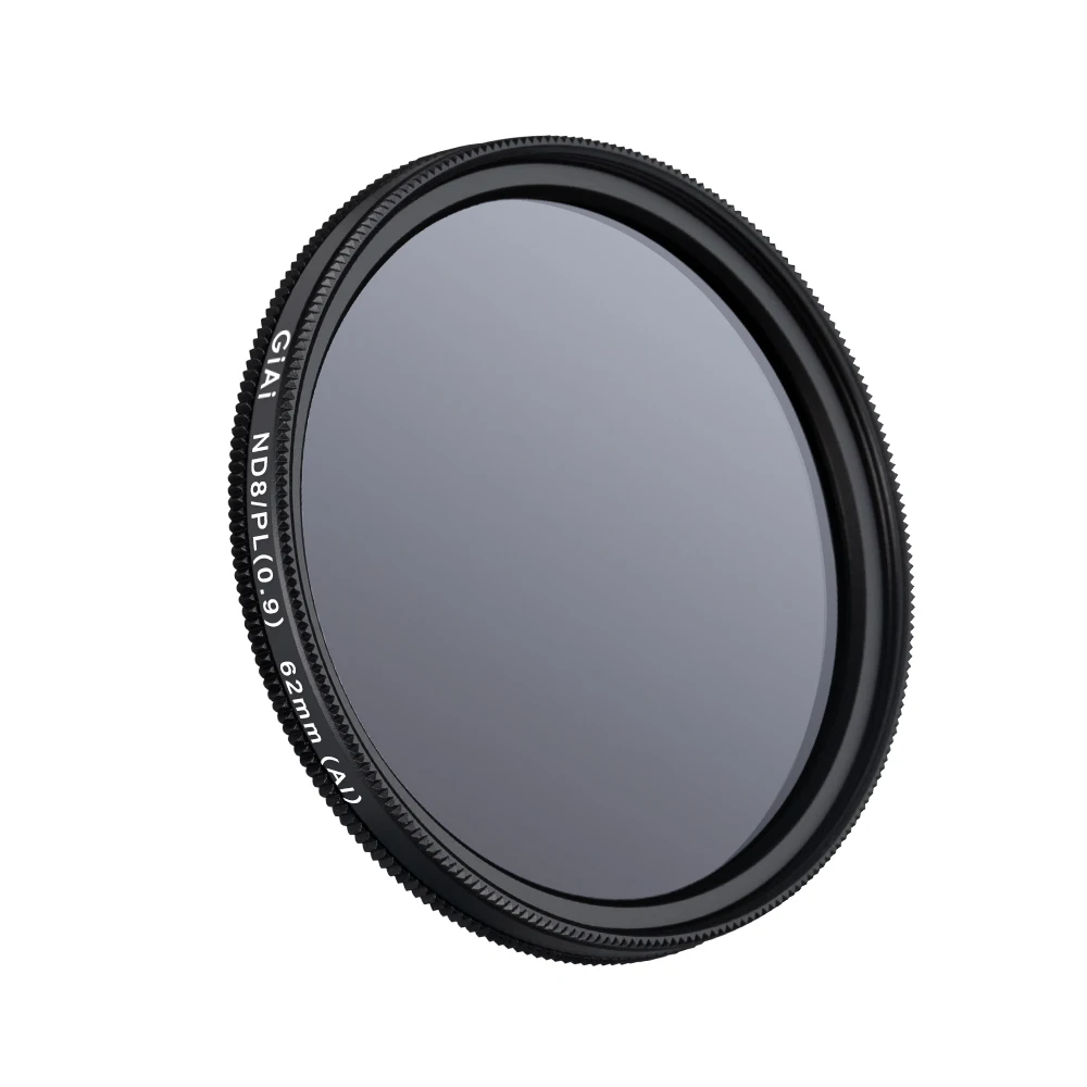 GiAi 2 In 1 ND CPL Filter Polarizing Neutral Density Camera Lens 46mm 49mm 52mm 58mm 62mm 72mm For Canon Nikon Sony