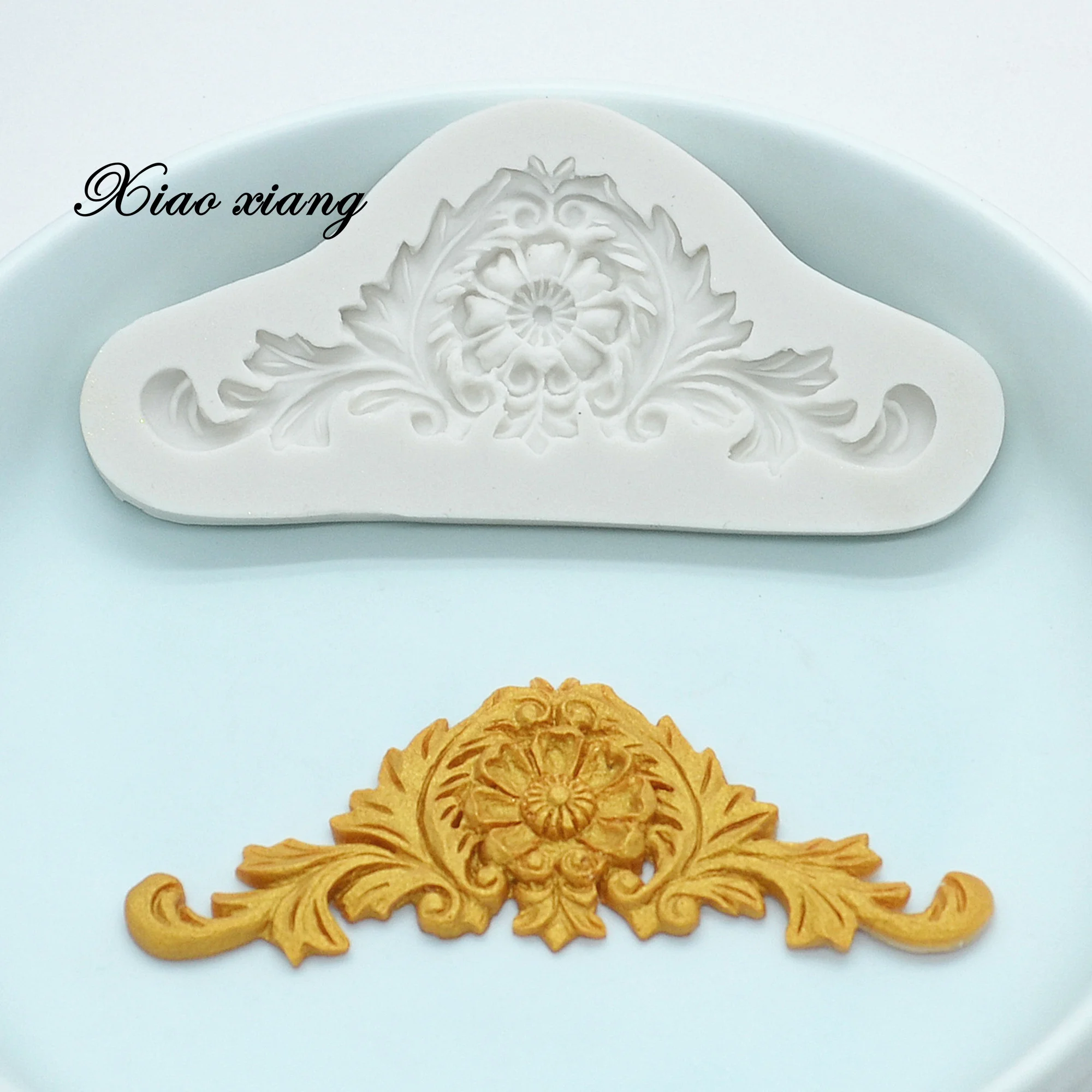 Flower European Lace Silicone Mold For Baking border fondant cake molds soap chocolate mould for the kitchen baking