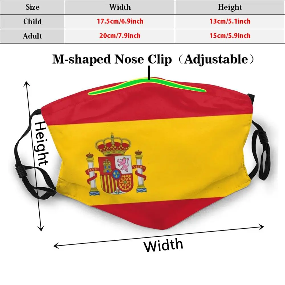 Mask Spain Spain Espana Spanish Flag Of Spain Spanish Flag Madrid Alicante Valencia Catalonia Córdoba Valladolid Castile And