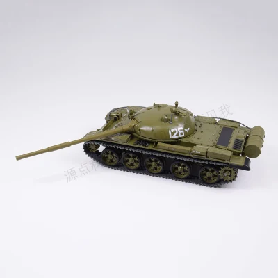 The third generation main battle tank Soviet T-62 simulation medium tank finished metal static model 1/43