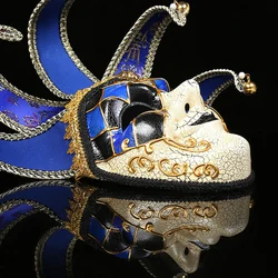 Classic Jester Venice Masks for Anime Cosplay Costume Party Carnival Masquerade Halloween Decoration