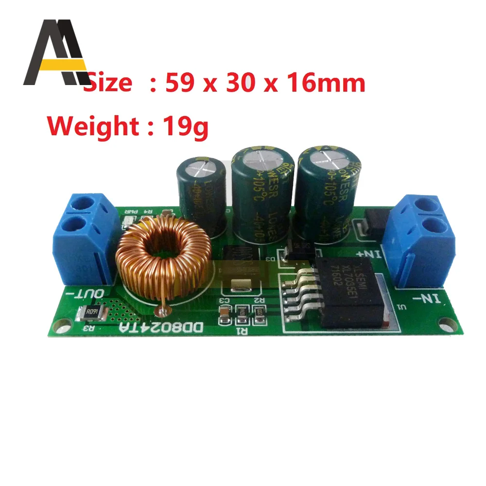 High-Voltage DC-DC Buck Converter Module Step-Down Voltage Regulator Board 80V 72V 64V 60V 48V 36V 24V to 15V 12V 9V 6V 5V 3.3V