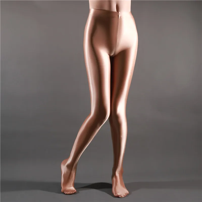 Sexy Shiny Pantyhose Oil Glossy Women Tights High Waist Wetlook Lingerie Push Up Hip Sexy Mujer Pantyhose Woman Tights Plus