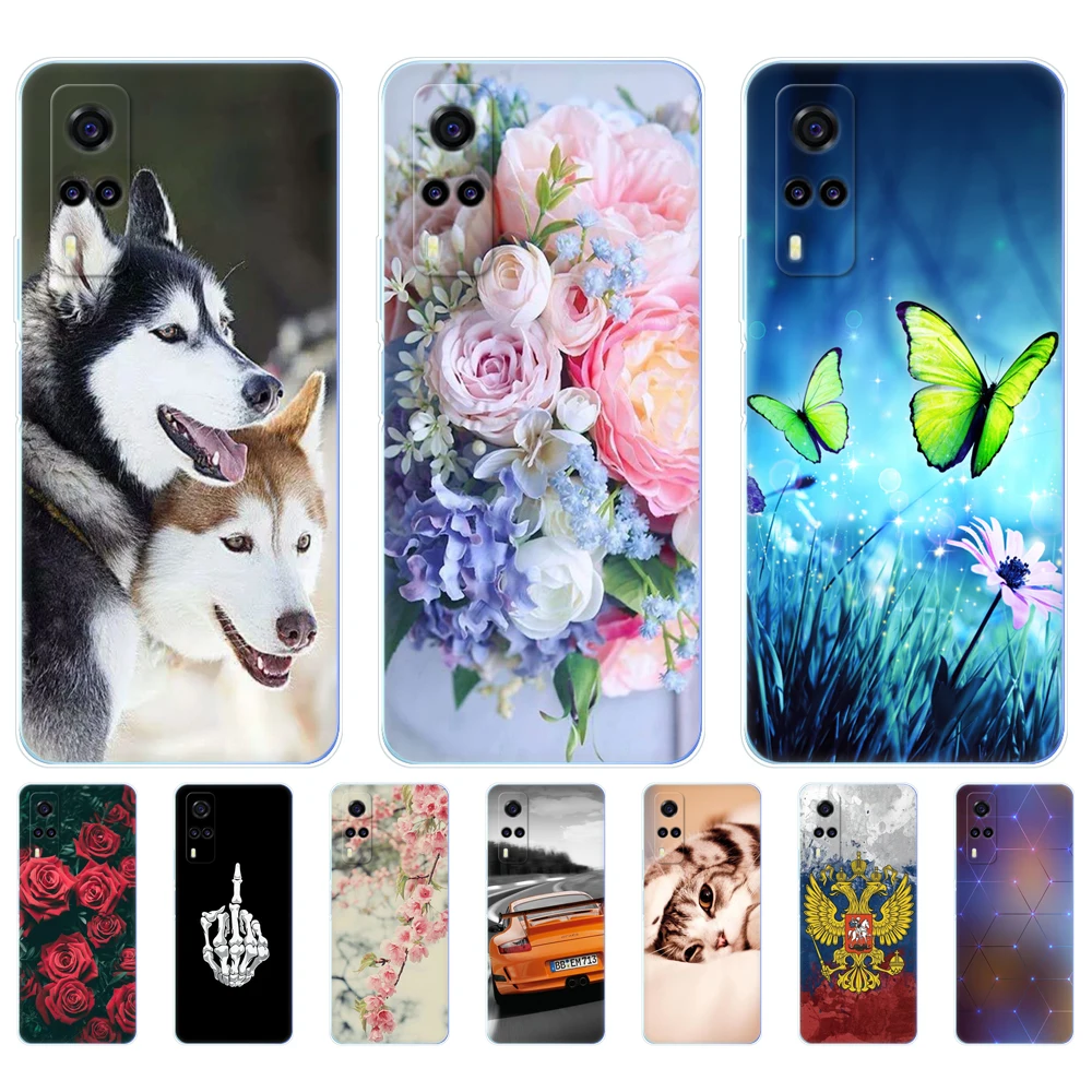 For vivo Y31 Case Silicon Back Cover phone cases For VIVO Y31 Y 31 VivoY31 2021 Soft Case 6.58inch Coque TPU bumper etui Funda