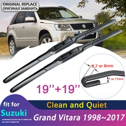 for Suzuki Grand Vitara 1998~2017 Front Windscreen Wipers Car Wiper Blades Car Accessories 2016 2015 2014 2013 2012 2011 2010