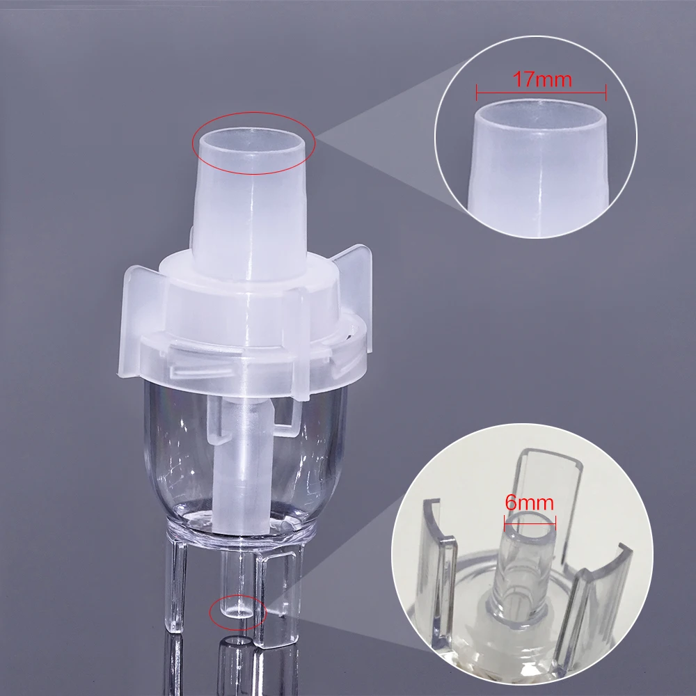 Nebulizer Health Care Inhaler Cup Parts Medicine Tank Compressor Nebulizer Accessory Asthma Inhaler Atomized Spray Injector