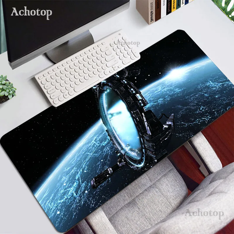 Stargate Mouse Pad Gaming Desktop Computer Mouse Mat XXL large Gamer Keyboard Mouse Pad Office Carpet Desk Play Mat padmouse