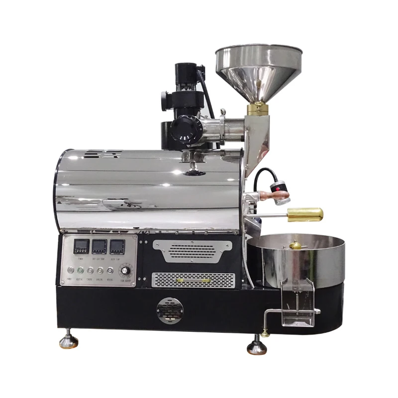 2kg Commercial Electric Gas Alaska Coffee Bean Dark Roaster Machine Mini Probat Industrial Coffee Roasting Machine