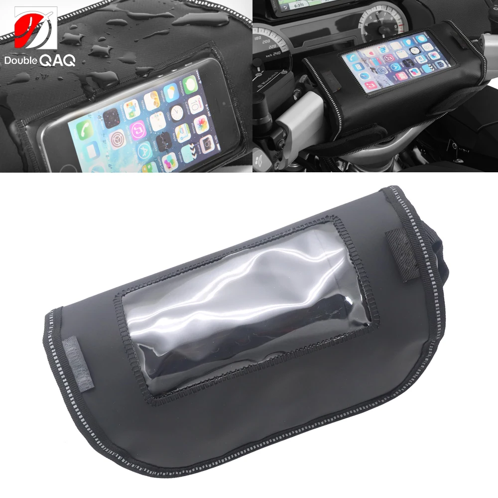 Motorcycle handlebar bag Phone holder Storage package For BMW R1200RT R1250RT K1600GTL R1100RT R1150RT R850RT R850R