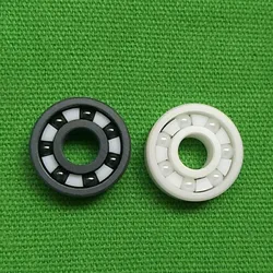 FULL CERAMIC 608 Inline Speed Skating Bearing White Black 7-bead 608rs for PS CITYRUN Professional Indoor Speed Track Race 16pcs