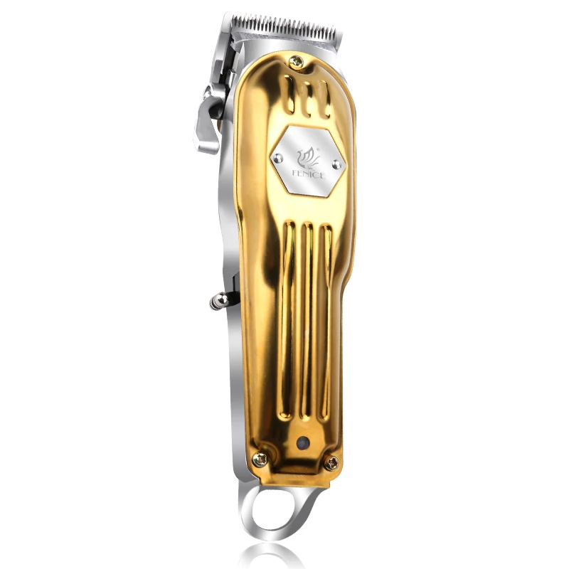 Fenice Professional Dog Hair Grooming Electric Clipper Gold Trimmer for Dogs Cutting Machine