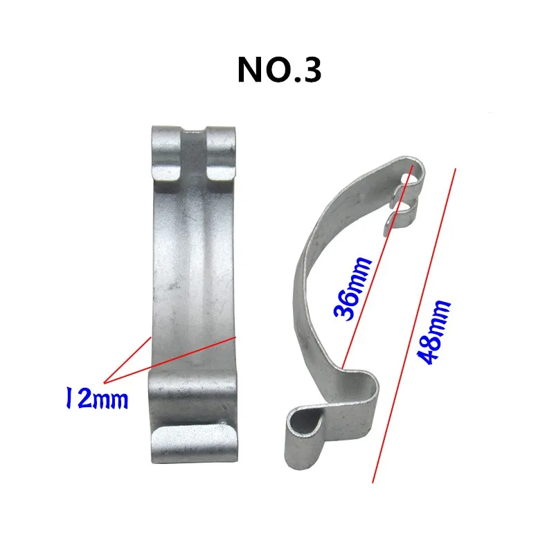 2Pcs Car Fixed Spring Metal Fasteners Set For All Auto Air Filter Housing Electrical Safety Box
