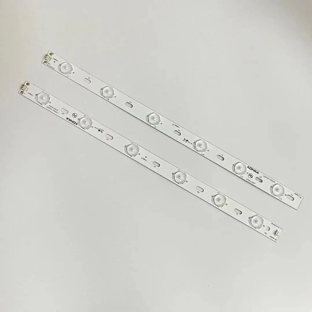 

8PCS/LOT LED backlight strip for Toshiba Dl3954 Dl3954 (a) F LED40F3300DC LED39E330CE 35016696 35016697 KJ390B30 Aluminum