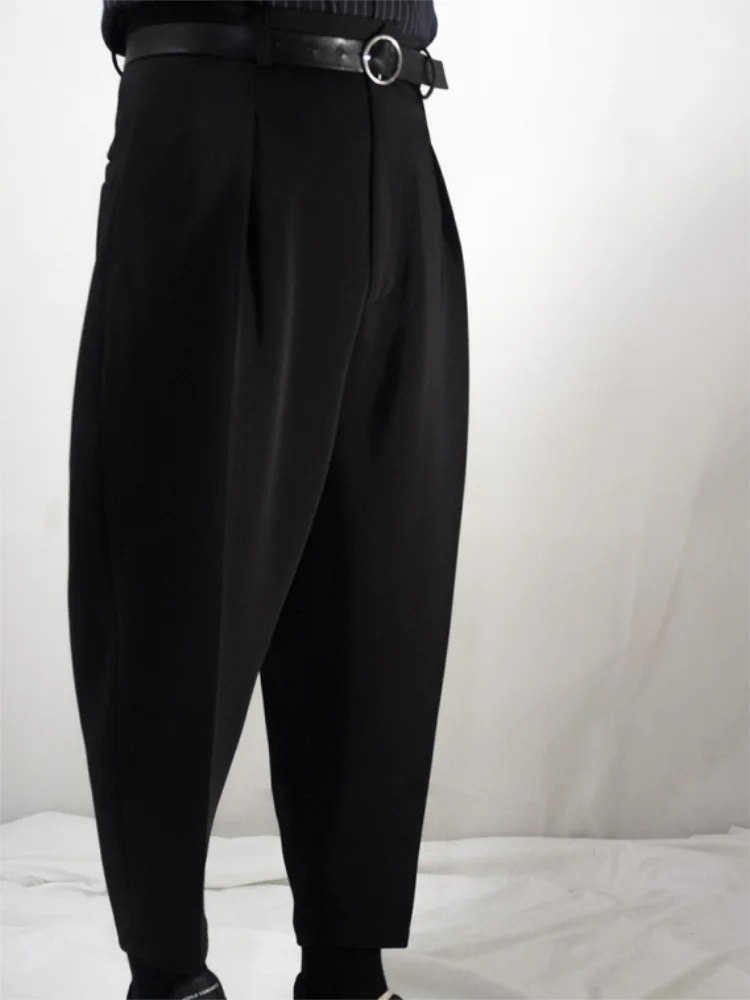 Men's Casual Pants Small Pants Turnip Pants Spring And Autumn New Black Youth Fashion European-American Style Pencil Pants