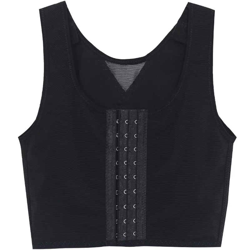 Ruoru Binder Trans with Adjustable Shoulder Binder Tomboy Chest Binder Les Lesbian Casual Breathable Binder Trans Tank Top Vest