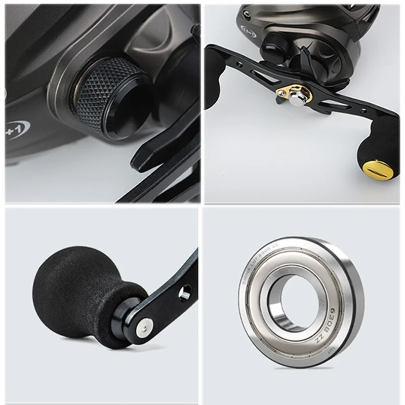 2022 New Smooth Metal Fishing Reel Baitcasting Reel Ultralight Casting Reel Durable